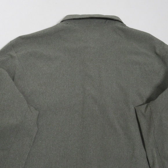 Lululemon Men's Airing Easy Overshirt Heatherd Medium Olive Size L - Picture 8 of 12